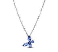 Pandora 394232C01-45 - Schmetterling Anhänger Halskette - Sterling Silber - Steinmix Blau - 45 cm