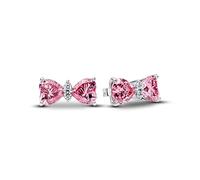 Pandora 294265C01 - Schleife Ohrstecker - Sterling Silber - Zirkonia Pink