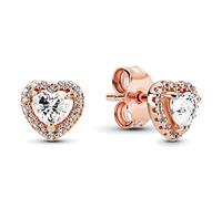 Pandora Timeless Schmuck, 14-karätig Roségold-vergoldet, funkelndes Herz