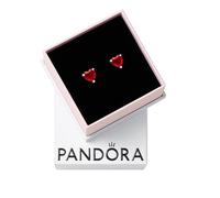 Pandora Timeless Schmuck funkelndes Herz, mit kirschrotem Jubiläumskristall