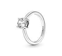 Pandora Timeless Solitärring, Sterlingsilber, mit klarem Cubic Zirkonia