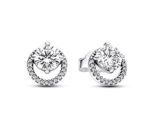 PANDORA Timeless Strahlenkranz-Ohrstecker aus Sterling-Silber - 291248C01
