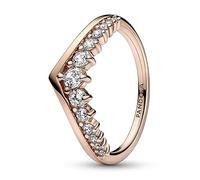 Pandora 182320C01 Damen-Ring Schwebender Wunsch Pavé Roségoldfarben 50/15.9