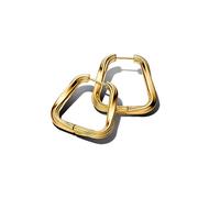 Pandora ESSENCE 263876C00 - große verdrehte eckige Creolen 2,5 cm - Gelbgold Vergoldung