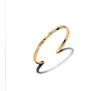 Pandora Verdrehter Offener Armreif mit 14 Karat Vergoldung, aus der Essence Kollektion, Länge: 19 cm, 563869C00-3