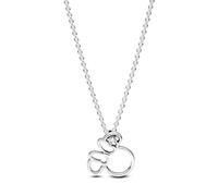 Pandora 393187C01-45 Damen Silber-Kette Disney Minnie Maus Silhouette
