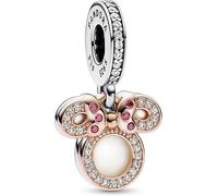 Pandora x Disney Silhouette Charm-Anhänger Minnie Maus 14 Karat Rosévergoldung