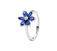Pandora 193000C01-50 - Funkelndes Herbarium Cluster Ring - Sterling Silber - Steinmix Blau - Gr. 50