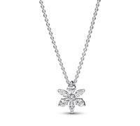 Pandora Kette mit Anhänger Funkelnde Herbarium Cluster 392387C01-45 Sterling Silber Zirkonia 45cm