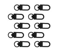 PANGBOER 10 x Schlüsselanhänger-Clips, Metall-Karabinerverschlüsse, Kettenschnallen, Hardware-Zubehör für Schmuckherstellung