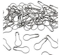 PANGBOER 100 Stück bunte Kürbis-Form, sichere Nadeln, Nähzubehör, Strickmarker, Clip, Metall, Häkelnadel, Nadel-Zubehör