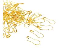 PANGBOER 100 Stück bunte Kürbis-Form, sichere Nadeln, Nähzubehör, Strickmarker, Clip, Metall, Häkelnadel, Nadel-Zubehör