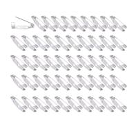 PANGBOER 50 Stück Broschennadeln, Metalllegierung, sicherer Verschluss auf der Rückseite, mit Loch auf der Rückseite, für Bastelprojekte und künstlerische Kreationen