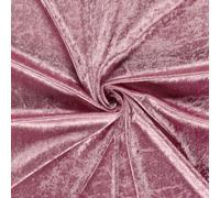 Pannesamt Meterware | 1 Meter | 26 Farben | Brilliant Samt | 145 cm breit | Stoff | Velour (Pink)
