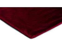 Pannesamt Stoff, Samt, Velours, Velourstoff 50x150 cm (Bordeauxrot)