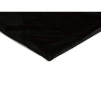 Pannesamt Stoff, Samt, Velours, Velourstoff 50x150 cm (Schwarz)
