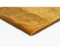 Pannesamt Stoff, Samt, Velours, Velourstoff 50x150 cm (Senf)