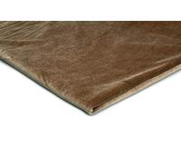 Pannesamt Stoff, Samt, Velours, Velourstoff 50x150 cm (Toffee)