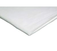 Pannesamt Stoff, Samt, Velours, Velourstoff 50x150 cm (Weiß)