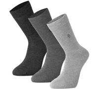 Panos Emporio 3P Daniel Bamboo Sock Grau/Dunkelgrau One Size Herren