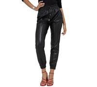 Pantalone donna Guess Letizia jogger ecopelle nero E22GU56 W1YB98WE0C0