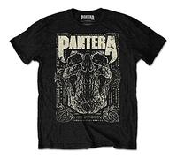 Rock Off Herren 101 Proof Skull T-Shirt, Schwarz-Schwarz, Large