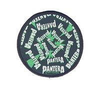 PANTERA - Leaves Names - Aufnäher/Patch - gewebt/Woven - ca. 9,5 cm Durchmesser