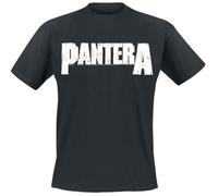 Pantera Logo T-Shirt schwarz in S