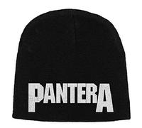 PANTERA MÂ¨Â¹tze/ beanie hat/ wooly hat - Perverted Taste Music GmbH Mütze/ Beanie 'Pantera Logo' (Schwarz) für Erwachsene - Metal Fans, Musikbegeisterte - Beanie - Herbst, Winter, Alles