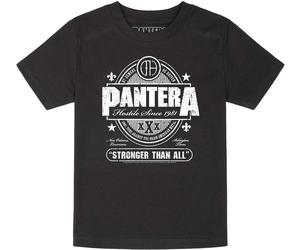Pantera Metal-Kids - Stronger Than All T-Shirt schwarz in 116