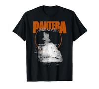 Pantera Offizielles War Nerve T-Shirt, Herren, Unisex Erwachsene, Kurzarm, Schwarz, S, Klassisch, Geblümt, Heavy Metal Fans, Young Adults