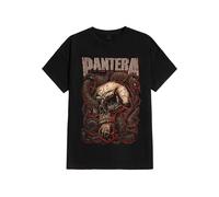 Pantera - Serpent Skull - T-Shirt - Schwarz - M - 100% Baumwolle Schwarz M
