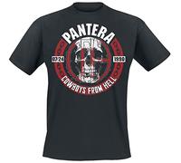 Pantera Skull Circle T-Shirt schwarz in XL
