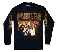 Pantera T Shirt Bong Group Band Logo Nue offiziell Herren Schwarz Long Sleeve XL