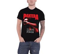 Pantera T Shirt Vulgar Display of Power Band Logo offiziell Herren Schwarz XL