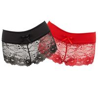 Panties im Doppelpack la finesse secteur schwarz 45% Polyester, 45% Polyamid + 10% Elasthan