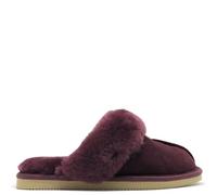 Pantoffel aus Schaffell "thies Pantoffel" GRANATE (rot) 37