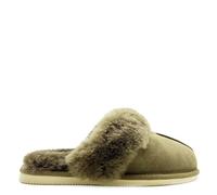 Pantoffel aus Schaffell "thies Pantoffel" olive 42
