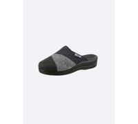 Pantoffel CASUAL LOOKS, Damen, Gr. 39, grau (grau, marine), Filz, Schuhe (36205445-39) grau, marine
