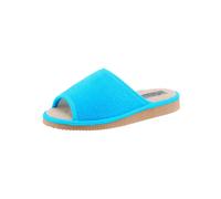 Pantoffel CLASSIC, Damen, Gr. 39, blau (türkis), Textil, Schuhe Damenschuh Hausschuh Pantoffeln (32848507-39) türkis