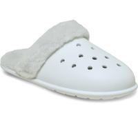 Pantoffel CROCS "Classic Fuzz Scuff", Damen, Gr. 37, sanftes weiß, Croslite™, Schuhe, mit gepolsterter Innensohle (41083817-37) sanftes weiß