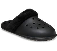 Pantoffel CROCS "Classic Fuzz Scuff", Damen, Gr. 39, schwarz, Croslite™, Schuhe, Hausschuh, Clog mit Warmfutter (30979326-39) schwarz
