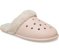 Pantoffel CROCS "Classic Fuzz Scuff", Damen, Gr. 41, quartz, Croslite™, Schuhe, mit gepolsterter Innensohle (71270225-41) quartz