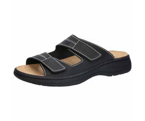 Pantoffel Herren Schnallen schwarz LICO Lico Wellness - Schwarz / 43