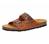 Pantoffel LICO "Pantolette Alvaro", Herren, Gr. 46, braun, Leder, Schuhe (16204608-46) braun