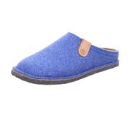 Pantoffel ROHDE "CALMYS N15", Damen, Gr. 37, blau, Filz, Schuhe, Clog, Hausschuh, Homeslipper, Filz in melierter Optik (45099456-37) blau