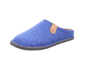 Pantoffel ROHDE "CALMYS N15", Damen, Gr. 39, blau, Filz, Schuhe, Clog, Hausschuh, Homeslipper, Filz in melierter Optik (45099456-39) blau
