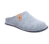 Pantoffel ROHDE "CALMYS N15", Damen, Gr. 42, blau (hellblau), Filz, meliert, Schuhe, Clog, Hausschuh, Homeslipper, Filz in melierter Optik (84367437-42) hellblau