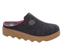Rohde Damen Hausschuhe Pantoffeln Softfilz Foggia 6120, Größe:42 EU, Farbe:Grau