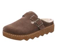 Pantoffel ROHDE "FOGGIA", Damen, Gr. 40, dunkelbraun, Veloursleder, Schuhe (26395555-40) dunkelbraun